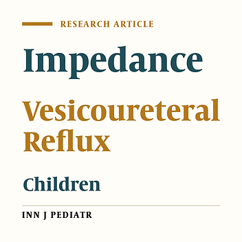 Bioelectric Impedance Analysis in the Diagnosis of Vesicoureteral Reflux