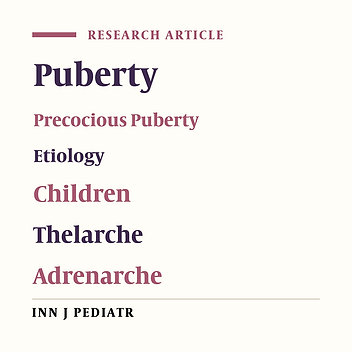 Causes and Types of Precocious Puberty in North-West Iran