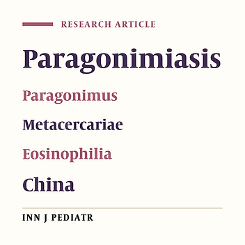 Paragonimiasis in Chinese Children: 58 Cases Analysis