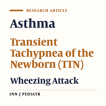 Risk of Wheezing Attacks in Infants With Transient Tachypnea Newborns
