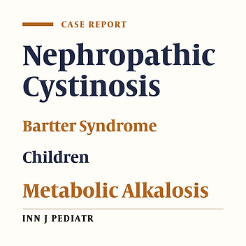 A Patient with Cystinosis Presenting Like Bartter Syndrome and Review of Literature