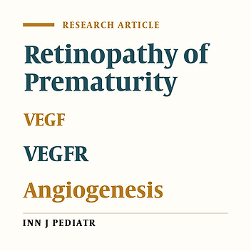 Role of Serum Levels of Vascular Endothelial Growth Factor and Its Receptor in Retinopathy of Prematurity