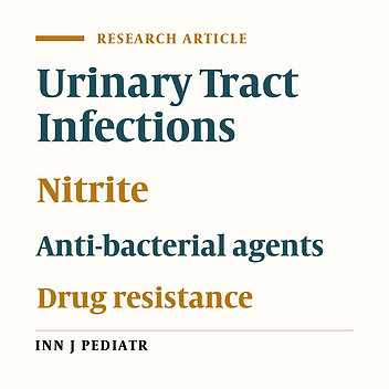 Can Urinary Nitrite Results Be Used to Conduct Antimicrobial Option for Urinary Tract Infection in Children?