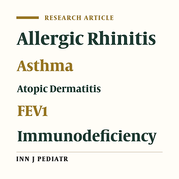Atopic Manifestations: Dermatitis, Allergic Rhinitis and Asthma in Patients With Hypogammaglobulinemia