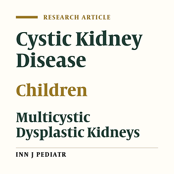 Outcome of Multi-Cystic Dysplastic Kidneys in Children