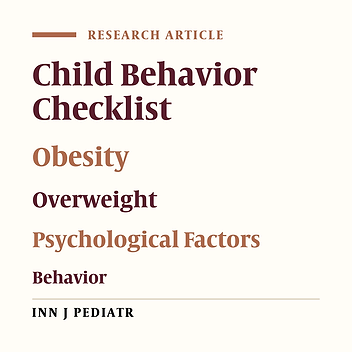 Correlation of Obesity and Overweight with Emotional-Behavioral Problems in Primary School Age Girls in Tabriz, Iran