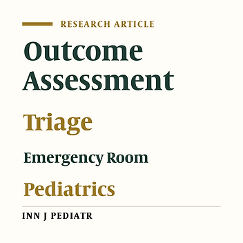 A Simple Clinical Score “TOPRS” to Predict Outcome in Pediatric Emergency Department in a Teaching Hospital in India