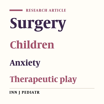 The Effect of Performing Preoperative Preparation Program on School Age Children's Anxiety