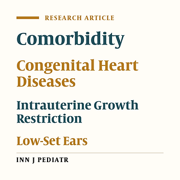 The Diagnostic Significance of Comorbidities of Congenital Heart Diseases, Low-Set Ears, and Intrauterine Growth Restriction in Neonates With Trisomies 13 and 18