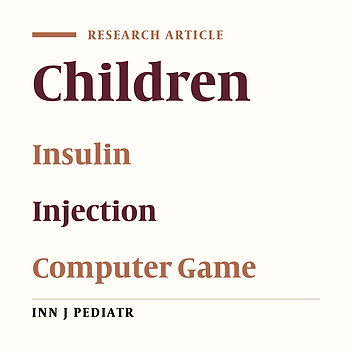 Effect of Playing Interactive Computer Game on Distress of Insulin Injection Among Type 1 Diabetic Children