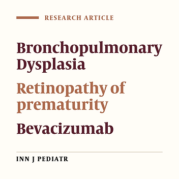 Effects of Intravitreal Anti-VEGF Therapy on the Clinical Course of Bronchopulmonary Dysplasia
