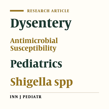 Shigellosis and Changes of Antimicrobial Susceptibility During Six Years