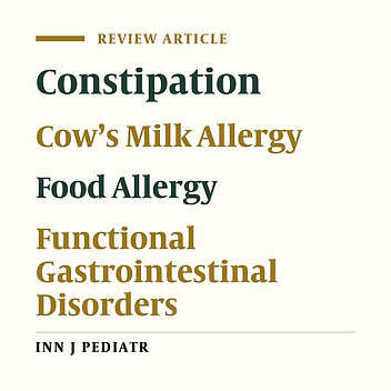 Allergy in Children with Functional Constipation and Irritable Bowel Syndrome