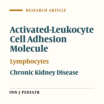 Expression and Role of CD166 in the Chronic Kidney Disease
