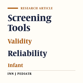 Is the Bayley Scales of Infant and Toddler Developmental Screening Test, Valid and Reliable for Persian Speaking Children?