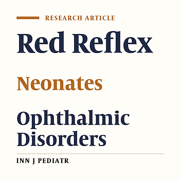 The Evaluation of Red Reflex Sensitivity and Specificity Test among Neonates in Different Conditions