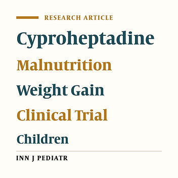 Beneficial Effect of Cyproheptadine on Body Mass Index in Undernourished Children: A Randomized Controlled Trial