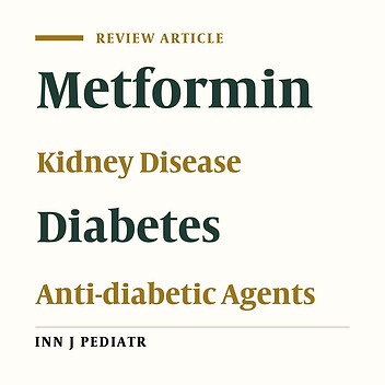 Metformin and Diabetic Kidney Disease: A Mini-Review on Recent Findings