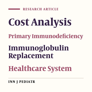 Estimating the Cost of Immunoglobulin Replacement Therapy in Primary Immunodeficiency Patients