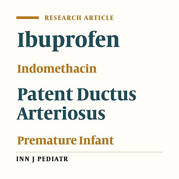 Meta-Analysis to Assess Efficacy and Safety of High-Dose Ibuprofen Compared with Standard Treatment of Patent Ductus Arteriosus in Premature Infants