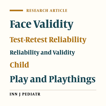 Psychometric Properties of Persian Version of “Child-Initiated Pretend Play Assessment” For Iranian Children