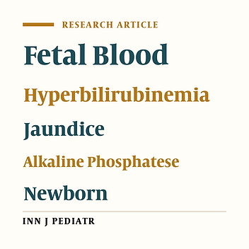 Cord Blood Alkaline Phosphatase as an Indicator of Neonatal Jaundice