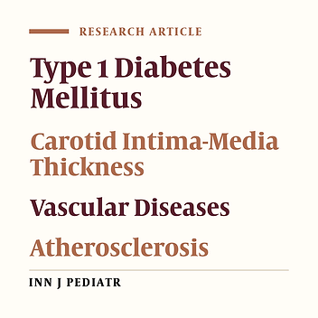The Association between Carotid Intima-Media Thickness and the Duration of Type 1 Diabetes in Children