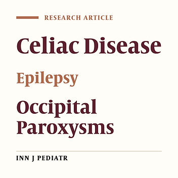 Prevalence of Celiac Disease in Turkish Children with Idiopathic Epilepsy
