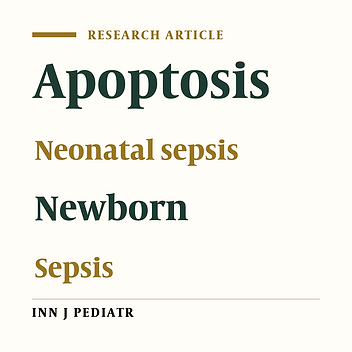 Apoptotic Changes in the Early Diagnosis and Severity Determination of Neonatal Sepsis