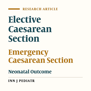 Early Neonatal Outcome in Caesarean Section: A Developing Country Perspective