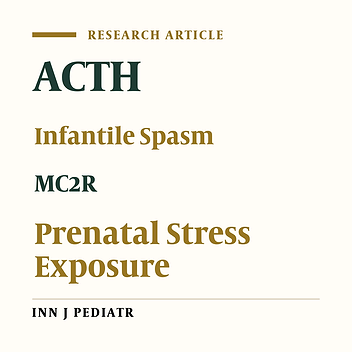 ACTH and Low Melanocortin-2 Receptor Expression Inhibit Infantile Spasm (IS) Seizures in Prenatal Stress (PS) Exposed Rats