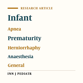 Apneas in Infants with Postconceptional Age bellow 60 Weeks Undergoing Herniorrhaphy