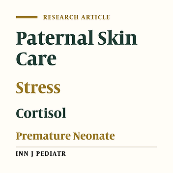 Paternal Skin-to-Skin Care and its Effect on Cortisol Levels of the Infants