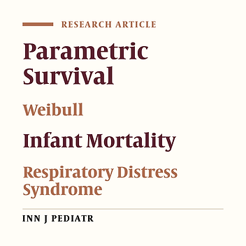 Comparison of Nasal Intermittent Positive Pressure Ventilation and Nasal Continuous Positive Airway Pressure Treatments Using Parametric Survival Models