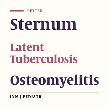 A Case of Tuberculous Osteomyelitis of the Sternum with Discharging Sinus in an Indian Girl