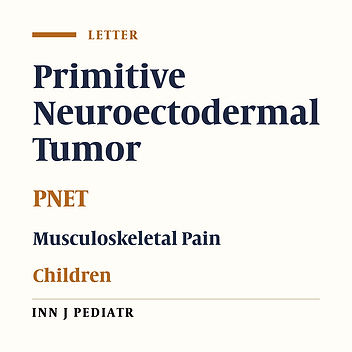Primitive Neuroectodermal Tumor, a Rare Cause of Musculoskeletal Manifestations in a Child