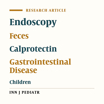 Relationship Between Fecal Calprotectin and Upper Endoscopy Findings in Children With Upper Gastrointestinal Symptoms