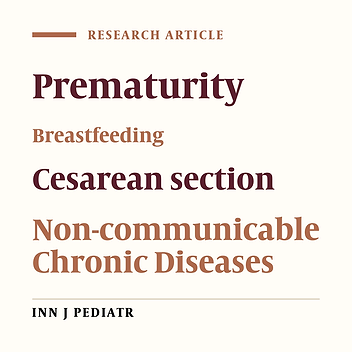 Non-Communicable Chronic Diseases: The Role of Neonatal Characteristics