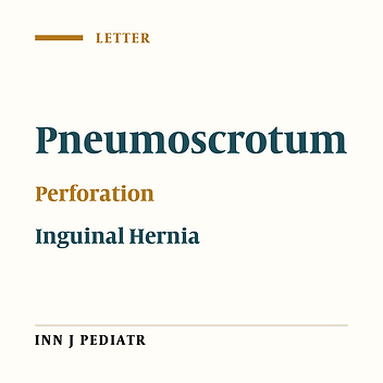 A Case of Pneumoscrotum Following Spontaneous Colonic Perforation and Mimicking Strangulated Inguinal Hernia