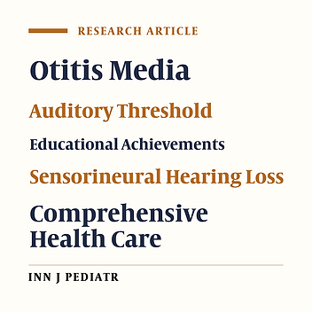 Is Health Care Support Associated with Better Educational Achievement in Sensorineural Hearing Impaired Students with Overlooked Recurrent Otitis Media?