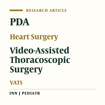 Results of the Patent Ductus Arteriosus Closure Using the Video-Assisted Thoracoscopic Surgery