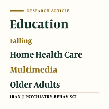 The Effect of Fall-Prevention Multimedia Training on the Fear of Falling, Home Safety, and the Quality of Life in Older Adults: A Randomized, Parallel, Controlled Trial