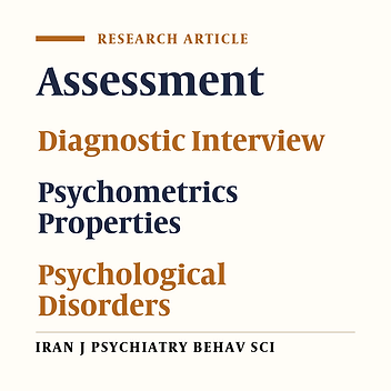 Psychometric Properties of Persian Version of Structured Clinical Interview for DSM-5-Research Version (SCID-5-RV): A Diagnostic Accuracy Study