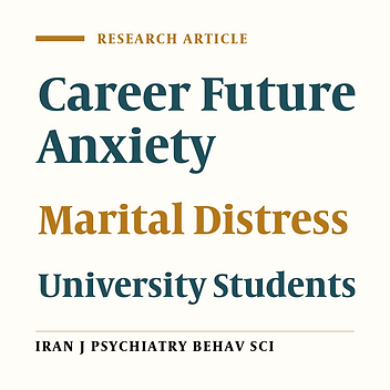Future Career Anxiety and Its Relationship with Marital Distress Among the Al-Hussein Bin Talal University Students