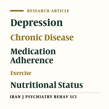 The Prevalence of Depression and Its Association with Self-Management Behaviors in Chronic Disease Patients