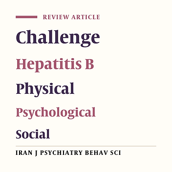 Physical, Psychological, and Social Challenges in Patients with Hepatitis B Infection