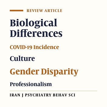 COVID-19 Incidence in Pakistan: Gender Disparity