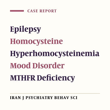 A Complicated Case of Stroke, Epilepsy, and Mood Disorder: Hyperhomocysteinemia or Medication Cascade