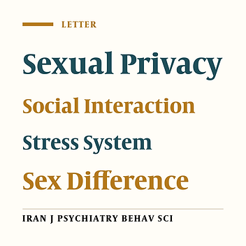 Stress System and Social Interaction Focusing on the Sexual Pathway