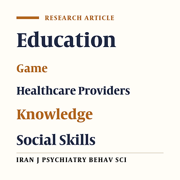 The Effect of Training Health Care Providers Using Gamification Method on Social Skills of Preschool Children